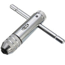 Flexible  M3-m8 3mm-8mm Hss T-handle Reversible Ratchet Wrench Tapping Th XUX