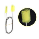 61" Aquarium Fish Tank Double Head Cleaner Brush Tube Pipe Hose Pump Filter