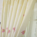 1M*2M  Floral Tulle Voile Door Window Curtain Drape For Tulle Curtains Hot JXX