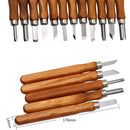 12Pcs Wood Carving Hand Chisel Tool Kit Set Wood working Professional  RHI