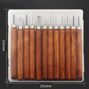 12Pcs Wood Carving Hand Chisel Tool Kit Set Wood working Professional  RHI
