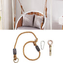 MagiDeal Snap Hook Carabiner Rope Hanging Strap Set Trapeze Swing Accesso FQA