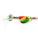 6 Pcs Hard Metal Fishing Lures Small Minnow Lure Bass Crank Bait Tackl WVP