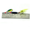 6 Pcs Hard Metal Fishing Lures Small Minnow Lure Bass Crank Bait Tackle Hooks