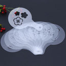 Chocolate Shaker Duster+16x Cappuccino Coffee Barista Stencils+Measure Spoon