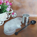 Chocolate Shaker Duster+16x Cappuccino Coffee Barista Stencils+Measure ONU PDU