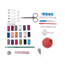 45pcs Portable Sewing Kit Home Travel Needle Tape Measure Scissor Tool NIS MKU