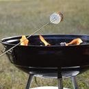 4pcs Telescoping BBQ Marshmallow Roasting Sticks Skewers Hot Dog Fork Oil