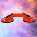 1x 2-Cups Glass Sucker Car Dent Repair Carrying Grabbing Puller Suction Cup Tool