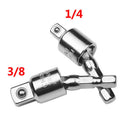2pcs/Set 1/4" 3/8" Hex Shank Impact Driver Power/Tool Drill Bits Socket Adapter