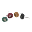 40Pcs 1" Abrasive Wheel Buffing Polishing Wheel Brush Set 25mm For Rotary tyu