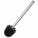 2x Stainless steel toilet brush WC Washroom Cleaning Toilet Brush Black fgd