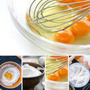 2Pcs Wood Handle Manual Egg Beater Egg Mixer Blender stainless steel 43 NGI