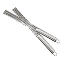 2x Lemon Orange Citrus Peeling Grips Fruit Zester Grater Kitchen Stainless Steel