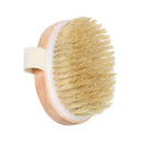 Wooden Bath Shower Back Brush Exfoliate Skin Scrub Soft Hair Hand Hemu Yellow