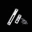 Safety Chrome Door Chain& Screws High Security Guard Restrictor Lock Anti KOJ
