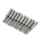 10 Pc Socket Drill Bit Holders Hex Shank Magnetic Extension For Screwdriver dfg