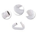 2x Bathroom Flexible Anti-odor Pipe Sink Basin Water Drain Hose Tube Kitchen