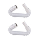 2x Bathroom Flexible Anti-odor Pipe Sink Basin Water Drain Hose Tube K KWH