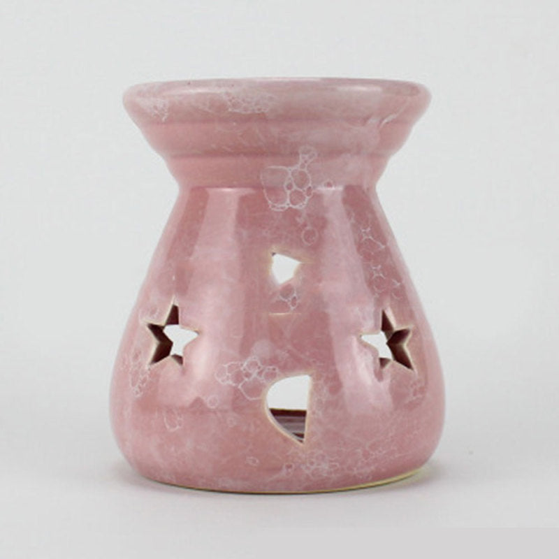 5pcs Diffuser Candle Holder Ceramic Oil Burner Fragrance Aroma Handmade Burner