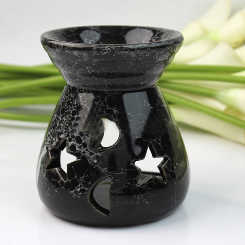 5pcs Diffuser Candle Holder Ceramic Oil Burner Fragrance Aroma Handmade Burner