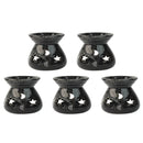 5pcs Diffuser Candle Holder Ceramic Oil Burner Fragrance Aroma Handmade Burner