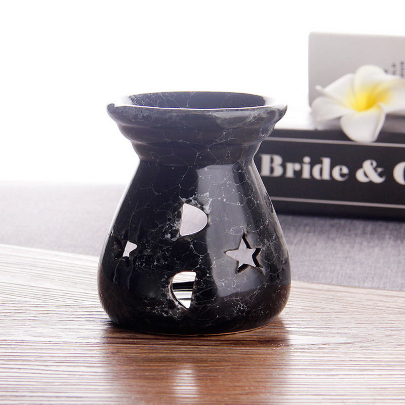 5pcs Diffuser Candle Holder Ceramic Oil Burner Fragrance Aroma Handmade Burner