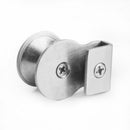 2x Glass Holder Clamp Handle Cupboard Showcase Cabinet Door Accessories YZK