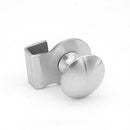 2x Glass Holder Clamp Handle Cupboard Showcase Cabinet Door Accessories WGQ