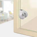 2x Glass Holder Clamp Handle Cupboard Showcase Cabinet Door Accessories WGQ