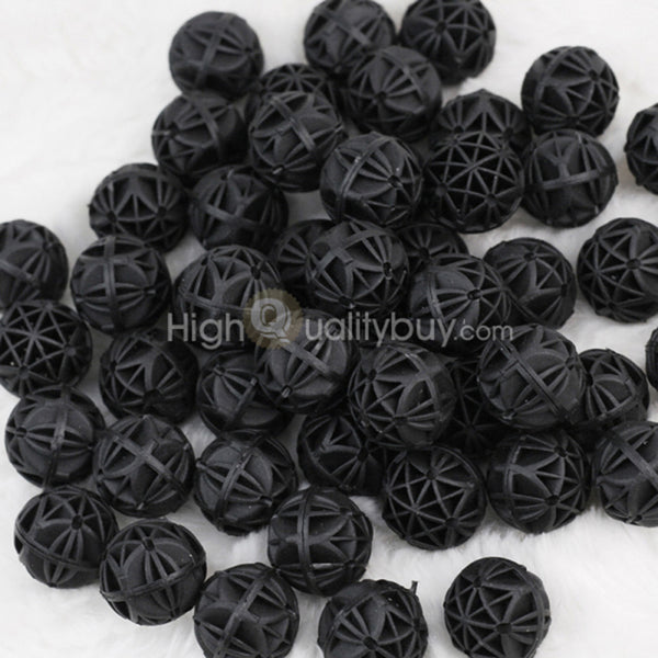 50 Pcs Aquarium Pond Bio Balls 16mm Canister Filter Media Marine Reef Sump Fish