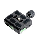 Metal Clamp & Quick Release Plate for Manfrotto Arca-Swiss Tripod Ball Head LQN
