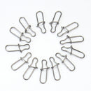 100Pcs Sea Fish Fishing Lure Line Connector Cross Lock Snap Clip Tackle To HCE