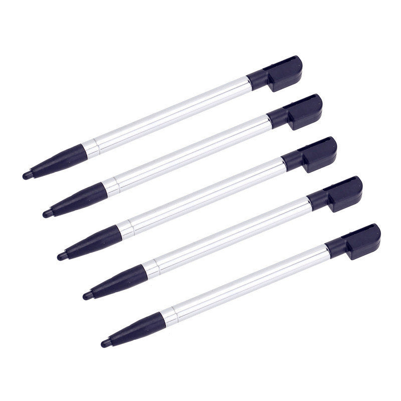 5pc Retractable Black Stylus Touch Screen Pen For New Nintendo 3DS LL/XL Console