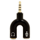 3.5mm Audio Jack to Headphone and Microphone Mic U Splitter Converter Adaptor EK