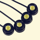Car Emergency Hawkeye White LED Strobe Grille Lights Wireless Remote Control Kit