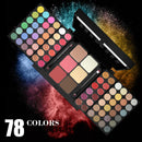 Detail about Hot 78 Colors Makeup Set Kit Eyeshadow Lip Gloss Palette Blusher