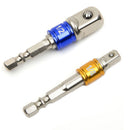 3Pcs Hex Drill Bit Socket Adapter 1/4" 3/8" 1/2" Drive Electric Impact Driver