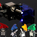 1Pcs 12V 20A Red LED Light Rocker Toggle Switch SPST ON/OFF Car Auto Boat Sales