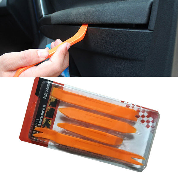 1 Set Removal Pry Open Tools Kit For Car Door Trim Panel Clip Light/Radi KJY