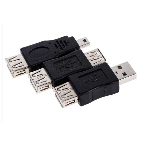 12x OTG F/M USB Male To Female Micro Mini Changer USB Adapter Converter 5 Pin