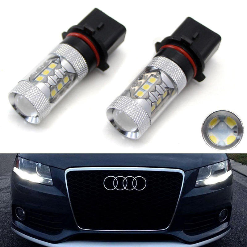 Xenon White 80W P13W LED Bulbs For Audi A4 Q5 Daytime Running Lights DRL