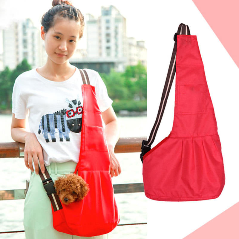 Pet Dog Cat Puppy Carrier Bag Outdoor Travel Sling Single Shoulder Tote Backpack