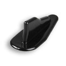 Universal EVO-Style PP Roof Shark Fins Spoiler Wing Kit Vortex Generator Black Q