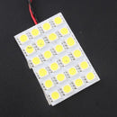 4X White 24 SMD 5050 LED Car Interior Dome Light T10 BA9S Festoon Panel  WZB