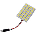 4X White 24 SMD 5050 LED Car Interior Dome Light T10 BA9S Festoon Panel  WZB