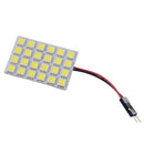 4X White 24 SMD 5050 LED Car Interior Dome Light T10 BA9S Festoon Panel  WZB