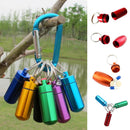 5x Medicine Pill Case Pill Box Pill Holder Bottle Container w/ Keychain EPH