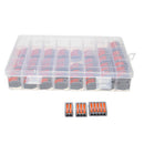 60x Reusable 2/3/5 Way Connector Spring Lever Terminal Block Electric Cable GMI