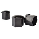 20x Black Caps 19mm Car Wheel Hub Nuts Lugs Bolts Screw Dust Rust Covers Nylon